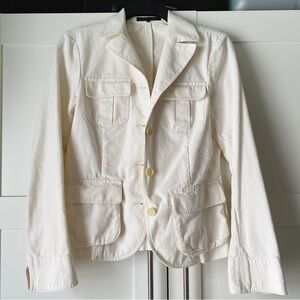 THEORY Safari Style Cotton Blazer